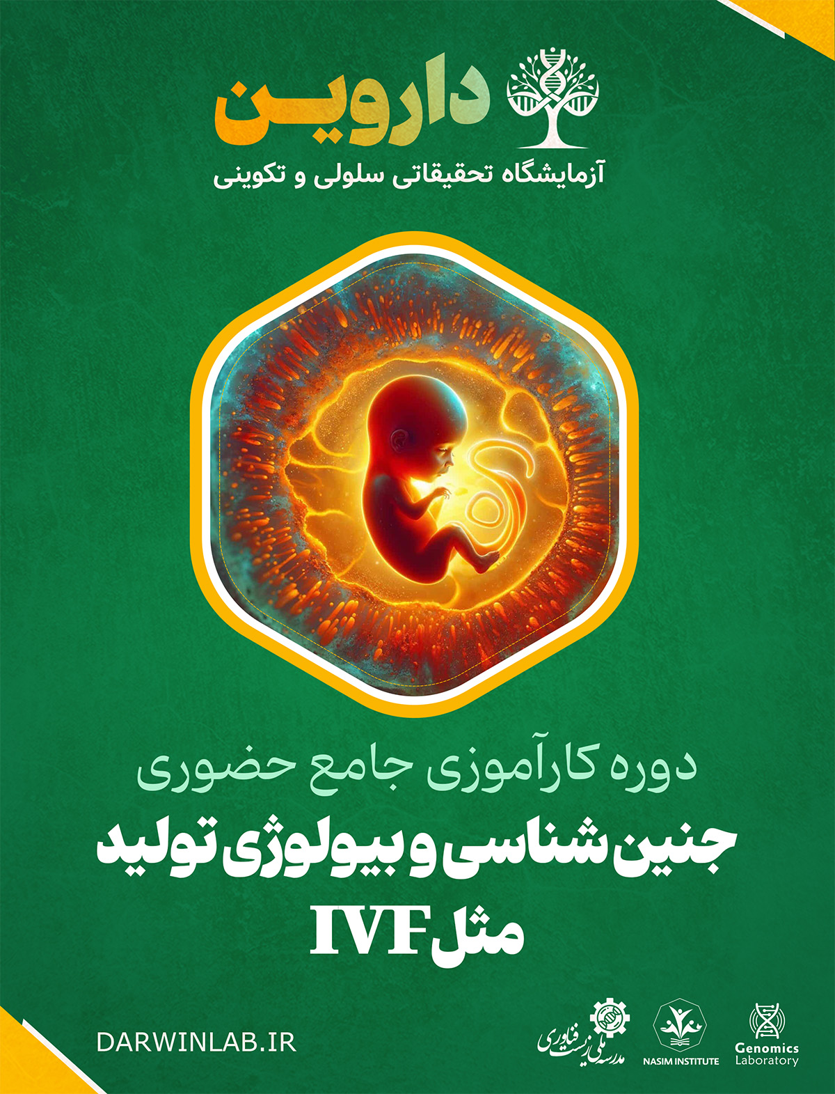 دوره کارآموزی بین المللی جنین شناسی و بیولوژی تولید مثل IVF (کارگاه حضوری)
